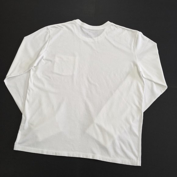 Double A • Solid Long Sleeve Fine Cotton Top Shirt - Picture 8 of 9